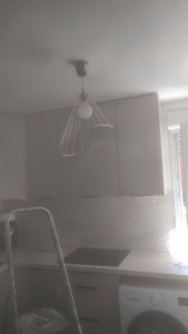 Photo de galerie - Pose de lustre