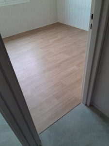 Photo de galerie - Pose sols pvc dans chambre