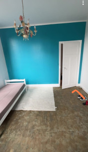 Photo de galerie - Peinture mur bleu
