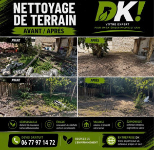 Photo de galerie - Nettoyage de terrain 