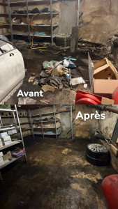 Photo de galerie - Désencombrement et remise en état du sol 