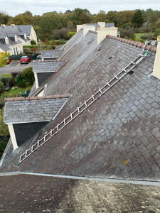 Photo de galerie - Nettoyage de la toiture 