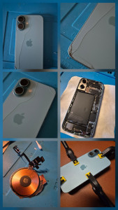 Photo de galerie - Réparation iphone 16