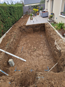 Photo de galerie - Terrassement piscine 