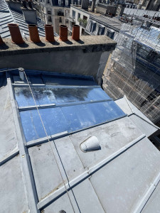 Photo de galerie - Remplacement de bac en zinc