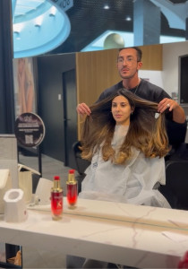 Photo de galerie - Balayage coupe brushing 