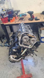 Photo de galerie - Réfection complète sur une jolie Audi s3 année 2015 avec le fameux moteur 2.0 tfsi de 300 chevaux 