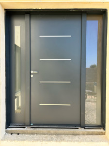 Photo de galerie - Pose d’une Porte d’entrée 
