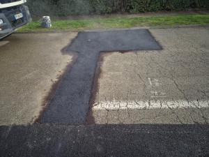 Photo de galerie - Réparation piece enrobés 