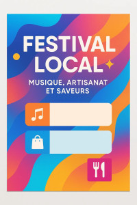 Photo de galerie - Graphisme - Création flyer - plaquette 