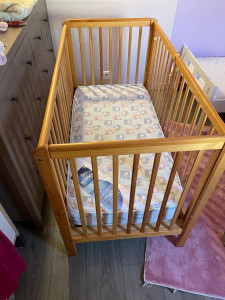 Photo de galerie - Lit coulissant pour bébé 