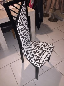 Photo de galerie - Changements de tissu pour 6 chaises 