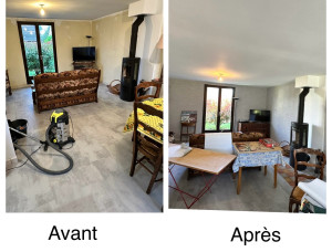 Photo de galerie - Pose de papier peint