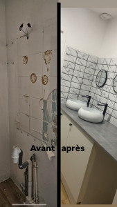 Photo de galerie - Résultats avant et après. client satisfait réalisation par HAE-multi-serices