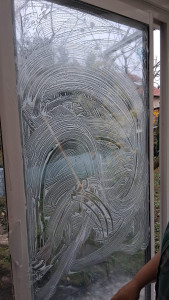 Photo de galerie - Nettoyage de vitres effectué avec soin, résultat propre et sans traces.