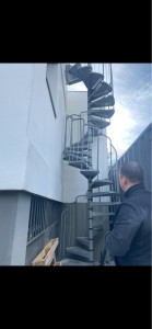 Photo de galerie - Pose Escalier en colimaçon 
