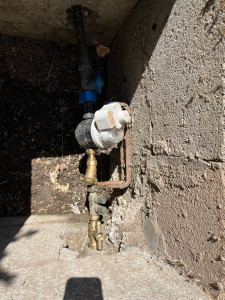 Photo de galerie - Réparation d’une fuite après compteur 