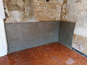 Photo de galerie - Cuvelage infiltration eau