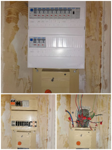 Photo de galerie - Le remplacement d'un vieux tableau électrique par un tableau récent avec une protection différentielle. 
