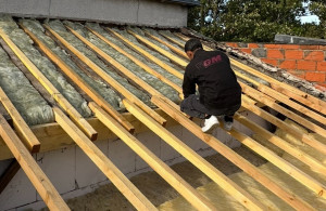 Photo de galerie - GM Charpente. Voici une photo d’une de nos réalisations 