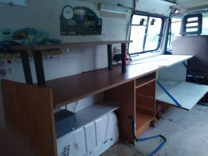 Photo de galerie - Aménagement d'un camion pour une association 