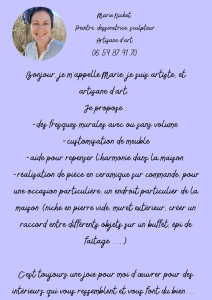 Photo de galerie - Quelques propositions de ce que je fais
