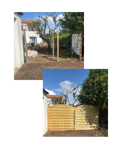 Photo de galerie - Création clôture