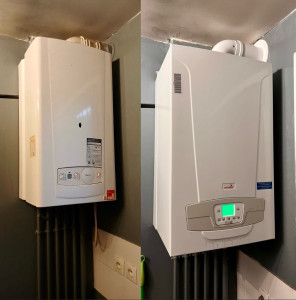 Photo de galerie - Remplacement chaudière à gaz 