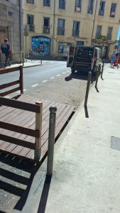 Photo de galerie - Depose de terasse + evacuation de gravats a la decheterie (j ai la carte)