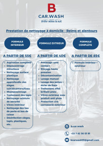 Photo de galerie - Flyer prestations + prix