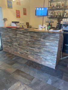 Photo de galerie - Fabrication d’un bar sur mesure 