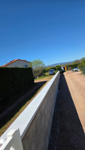 Photo de galerie - Création mur de clôture 