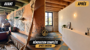 Photo de galerie - Rénovation complète après sinistre 