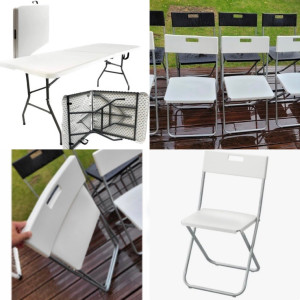 Photo de galerie - Tables + chaises