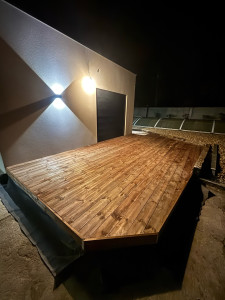 Photo de galerie - Terrasse bois extérieur