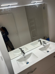 Photo de galerie - Pose double vasque 