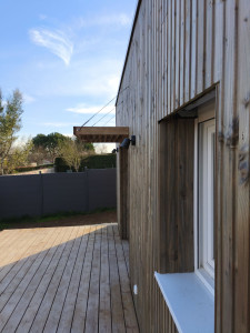 Photo de galerie - Pose bardage bois et terrasse bois