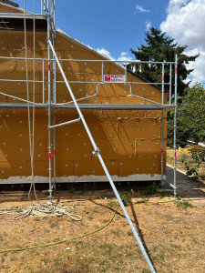 Photo de galerie - Isolation en laine de bois réalisé par moi 