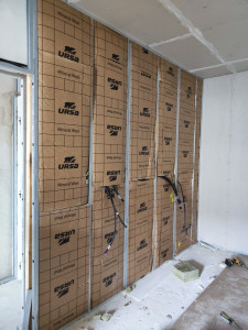 Photo de galerie - Isolation Mur en laine de verre 