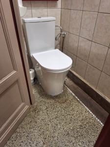 Photo de galerie - Pose d'un nouveau WC 