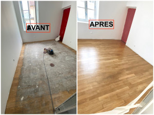 Photo de galerie - Rénovation de parquet