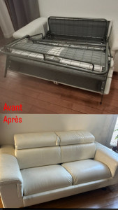 Photo de galerie - Réparer un canapé lit 