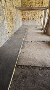Photo de galerie - Dalle étroite pour bâtiment d'élevage. 