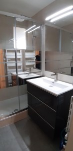 Photo réalisation - Plomberie - Installation sanitaire - Maxime - Laigneville : Ravaux de Réhabilitation salle de bain entière 