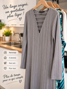 Photo de galerie - Repassage chez une cliente