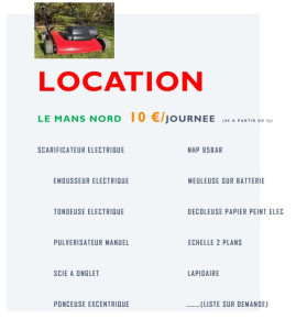 Photo de galerie - Location de Matériel 