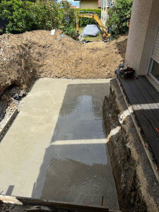 Photo de galerie - Dalle pour piscine 