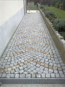 Photo de galerie - Pavés granit 2 coloris