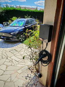 Photo de galerie - Installation pour particulier , Borne Monophasé.