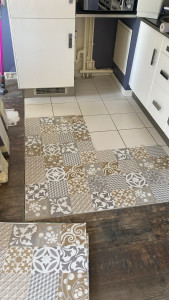 Photo de galerie - En cours de travaux chez un client 